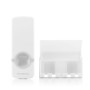 InnovaGoods Toothpaste Dispenser Set with Toothbrush Holder & Rechargeable Soap Dispenser