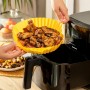 Pack de 4 paniers en silicone avec poignées pour friteuse à air et 2 pinceaux InnovaGoods
