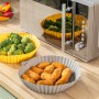 Pack de 4 paniers en silicone avec poignées pour friteuse à air et 2 pinceaux InnovaGoods