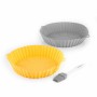 Set of 4 Silicone Baskets with Handles for Air Fryer and 2 Kitchen Brushes InnovaGoods