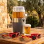 Beer Dispenser Cooling Pack InnovaGoods and 2 Roll-Up Sunglasses Sunfold Spain Red