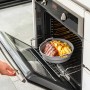 Set of Foldable Silicone Baskets with Handles and Dividers for Air Fryer InnovaGoods (3 Units)