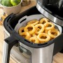 Set of Foldable Silicone Baskets with Handles and Dividers for Air Fryer InnovaGoods (3 Units)
