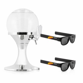 Beer Dispenser Cooling Pack InnovaGoods and 2 Folding Sunglasses Sunfold Spain Black