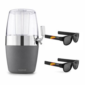 Pack distributeur de bière réfrigérant InnovaGoods et 2 lunettes de soleil enroulables Sunfold Spain Black