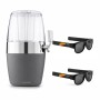 Beer Dispenser Cooler Pack InnovaGoods and 2 Roll-Up Sunglasses Sunfold Spain Black