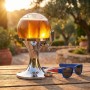 Pack distributeur de bière réfrigérant InnovaGoods et 2 lunettes de soleil enroulables Sunfold France