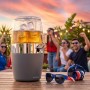 Beer Cooler Dispenser Pack InnovaGoods and 2 Rollable Sunglasses Sunfold France