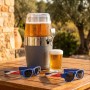 Beer Cooler Dispenser Pack InnovaGoods and 2 Rollable Sunglasses Sunfold France