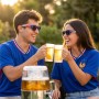 Beer Cooler Dispenser Pack InnovaGoods and 2 Rollable Sunglasses Sunfold France