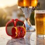 Pack distributeur de bière réfrigérant InnovaGoods et 2 lunettes de soleil enroulables Sunfold Spain Red