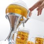 Beer Dispenser Cooling Pack InnovaGoods and 2 Folding Sunglasses Sunfold Spain Red