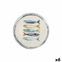 Assiette plate La Mediterránea Peixe Ø 26 cm (6 Unités)