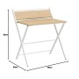 Bureau Pliable avec Étagère InnovaGoods (Reconditionné A)
