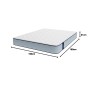 Viscoelastic Mattress Cecotec Flow ViscoCare 1900 150 x 190 cm