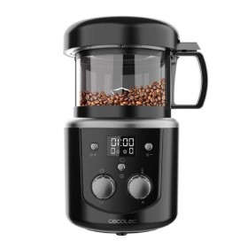 Cecotec Moulin à Café Roaster Booster 120g, 1400W, noir, torréfaction auto/manuelle