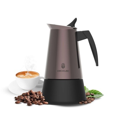 Cecotec Italian Coffee Maker Piccolina 600 Bronze 10 cups stainless steel durable