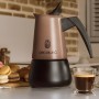 Cecotec Italian Coffee Maker Piccolina 600 Bronze 10 cups stainless steel durable