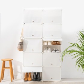 Range-chaussures InnovaGoods Blanc Métal Plastique (Reconditionné A)