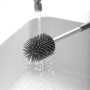 Brosse en Caoutchouc pour les Toilettes InnovaGoods V0103258 Caoutchouc Plastique (Reconditionné B)