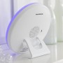 Réveil matin rechargeable avec enceinte InnovaGoods Blanc (Reconditionné A)
