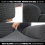 Sofa Cover Sofaskins NIAGARA Dark grey (Refurbished B)