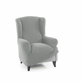 Wingback chair cover Sofaskins NIAGARA Light grey (Refurbished A)
