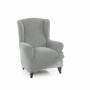 Wingback chair cover Sofaskins NIAGARA Light grey (Refurbished A)