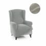Wingback chair cover Sofaskins NIAGARA Light grey (Refurbished A)