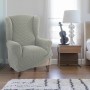 Wingback chair cover Sofaskins NIAGARA Light grey (Refurbished A)