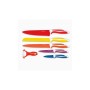 Set of Ceramic Coated Knives with Peeler Knoolvs InnovaGoods IG114918 Stainless steel 6 Pieces (Refurbished B)