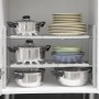 Extendable Under-Sink Shelf Unit InnovaGoods Stainless steel 2 Shelves (Refurbished B)
