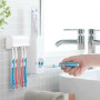 Toothpaste Dispenser and Holder InnovaGoods White Plastic (2 Units) (Refurbished C)