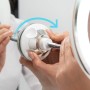 Miroir grossissant à LED avec bras flexible et ventouse Mizoom InnovaGoods IG814786 Blanc verre (Reconditionné A)