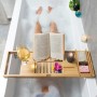 Extendable Bamboo Bath Tray InnovaGoods (Refurbished B)