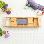 Plateau de Baignoire Extensible en Bambou InnovaGoods (Reconditionné B)