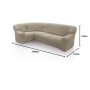 Sofa Cover Sofaskins NIAGARA Beige (Refurbished A)