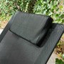 Chaise Longue Pliante à Bascule Orbitale InnovaGoods ROCKING Noir (Reconditionné B)
