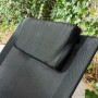 Chaise Longue Pliante à Bascule Orbitale InnovaGoods ROCKING Noir (Reconditionné B)