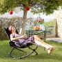 Folding Orbital Rocking Sun Lounger InnovaGoods ROCKING Black (Refurbished B)