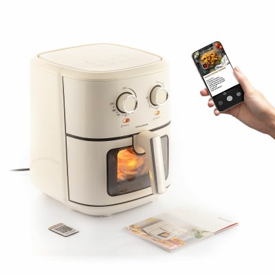 Air Fryer InnovaGoods   Cream 6,5 L 1700 W Stainless steel (Refurbished D)