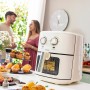 Air Fryer InnovaGoods   Cream 6,5 L 1700 W Stainless steel (Refurbished D)