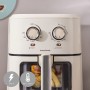 Friteuse à Air InnovaGoods   Crème 6,5 L 1700 W Acier inoxydable (Reconditionné D)