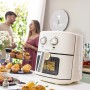 Air Fryer InnovaGoods   Cream 6,5 L 1700 W Stainless steel (Refurbished D)