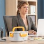 Lunchbox for offices and cars InnovaGoods Grey polypropylene Plastic 1,5 L (Refurbished D)