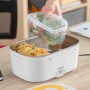 Lunchbox for offices and cars InnovaGoods Grey polypropylene Plastic 1,5 L (Refurbished D)
