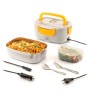 Lunchbox for offices and cars InnovaGoods Grey polypropylene Plastic 1,5 L (Refurbished D)