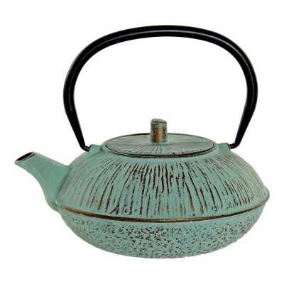 Teapot DKD Home Decor Iron Mint (1100 ml)