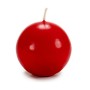 Bougie Ballon Ø 7,5 cm Rouge Cire (4 Unités)